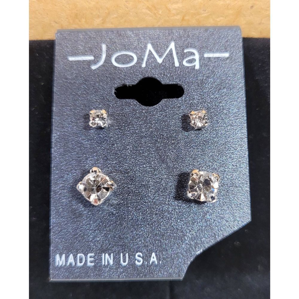 (3 for $15) Joma Stud Earrings- Set of 2- NEW